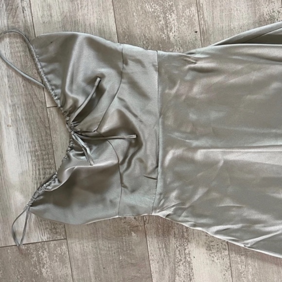 Silk Midi Dress - Picture 2 of 4
